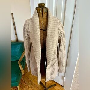 Vintage LL Bean Signature Oversized Wool Cardigan Sweater Size Med RARE FIND